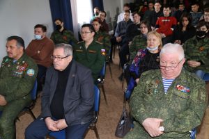 Астраханские патриоты организовали и провели тематическое мероприятие «Российский воин бережёт родной страны покой и славу», посвященное Дню защитника Отечества